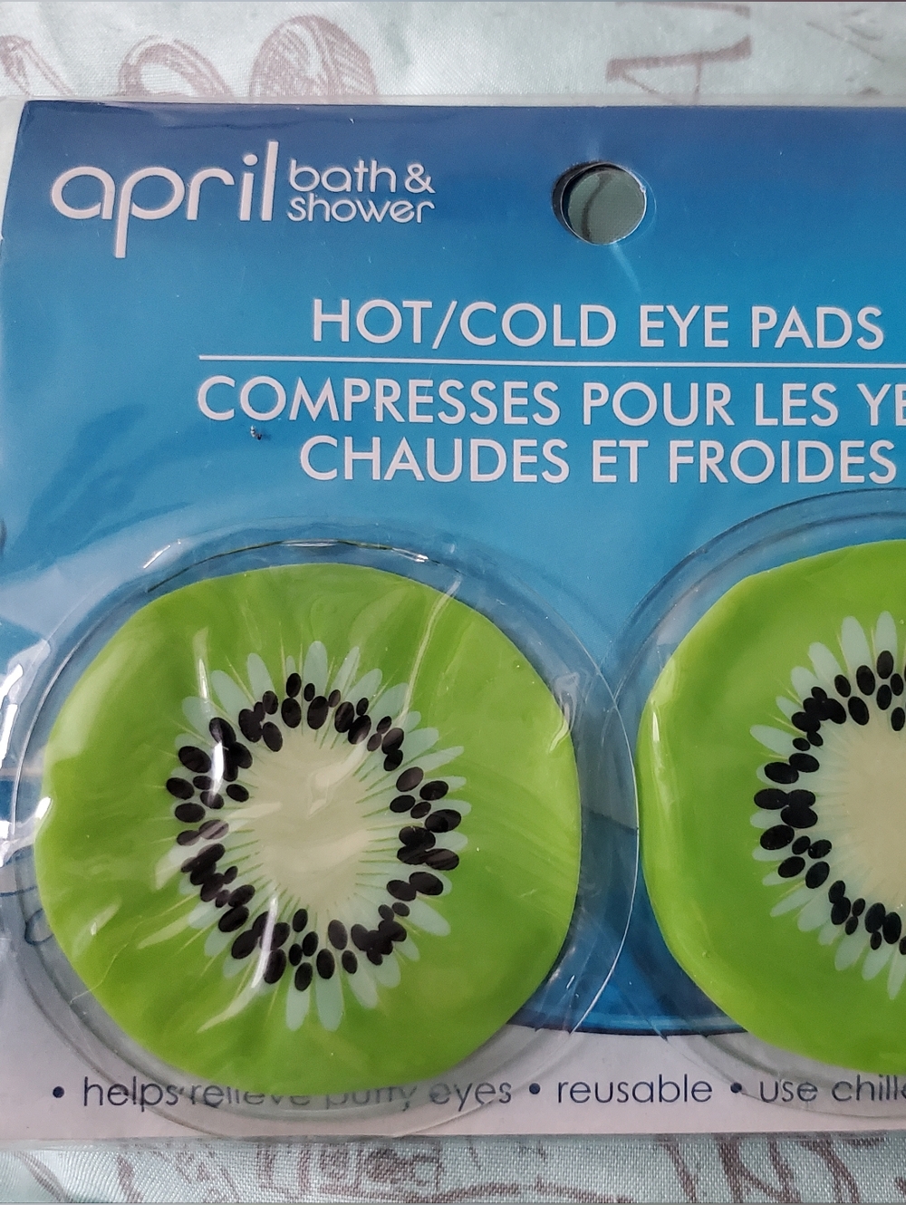 April Bath & Shower Kiwi Green Hot/Cold Eye Pads